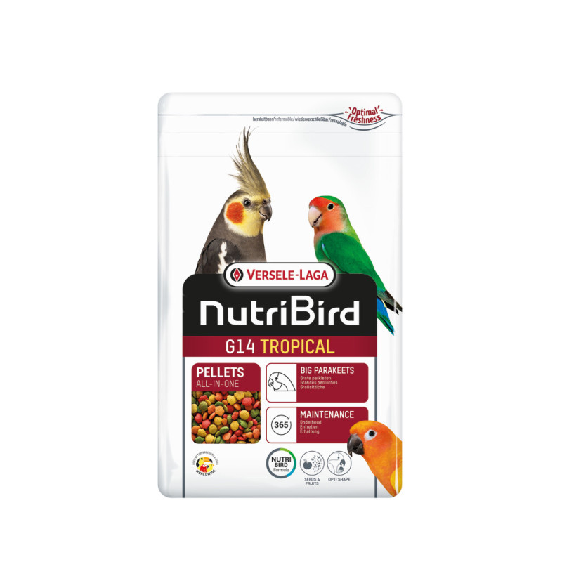 VERSELE-LAGA NutriBird - Granulés extrudés - G14 Tropical Faunelia