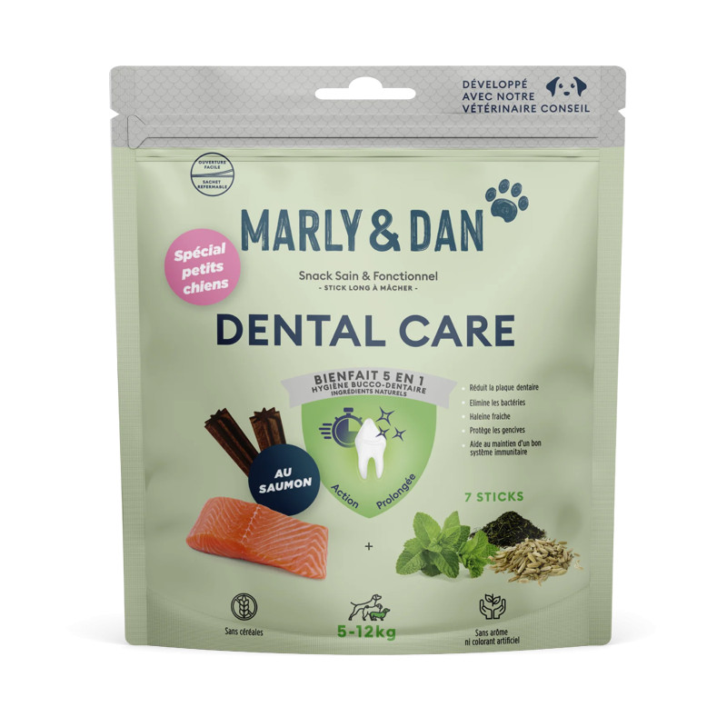 Marly & Dan Dental care - 7 sticks - Petits chien Faunelia