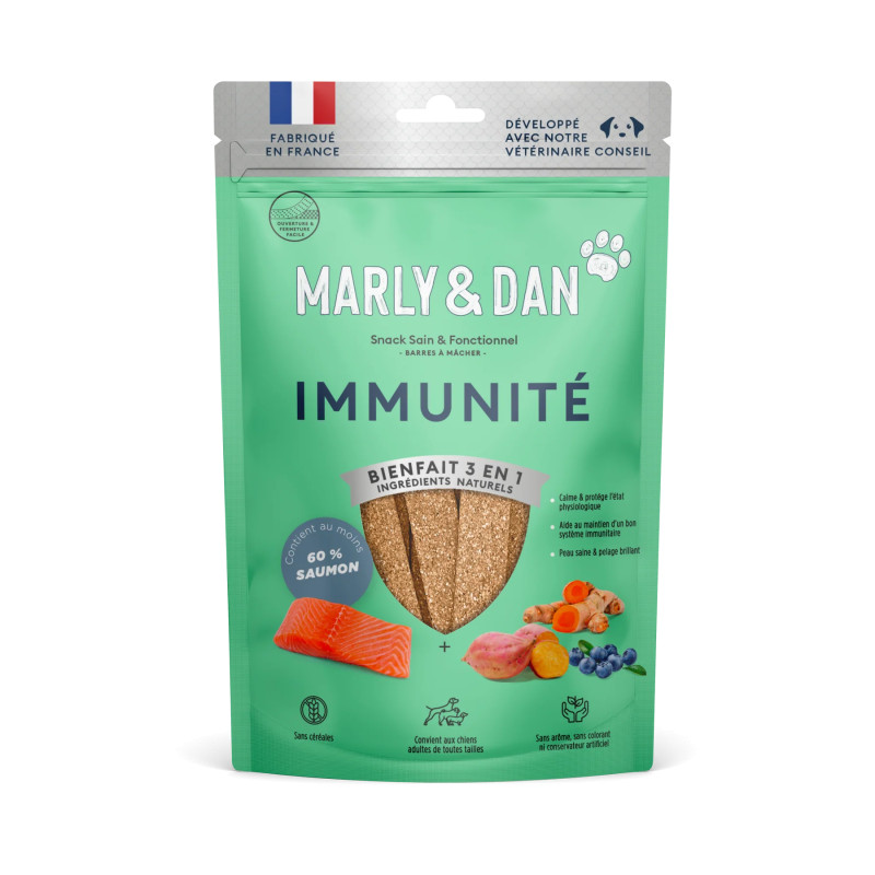 Marly & Dan Barres à macher pour chien - Immunité Faunelia