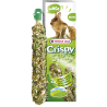 VERSELE-LAGA Crispy XL - Sticks à ronger - Lapins-Cobayes Prairie Verte Faunelia