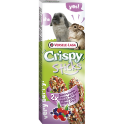 VERSELE-LAGA Crispy - Sticks à ronger - Lapins-Chinchillas Fruits des Bois Faunelia