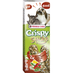 VERSELE-LAGA Crispy - Sticks à ronger - Lapins-Chinchillas Fines Herbes Faunelia