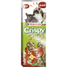 VERSELE-LAGA Crispy - Sticks à ronger - Lapins-Chinchillas Fines Herbes Faunelia