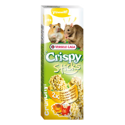 VERSELE-LAGA Crispay - Sticks à ronger - Hamsters-Rats Popcorn & Miel Faunelia