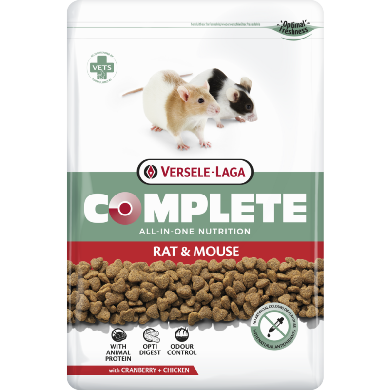 VERSELE-LAGA COMPLETE - Croquettes riches en protéines - Rats et souris Faunelia