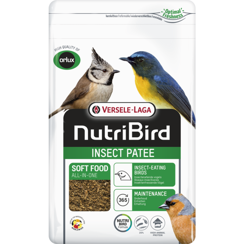 VERSELE-LAGA NutriBird - Aliment complet - Insect Patee Faunelia