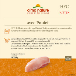 Almo nature HFC Natural - Chaton - Boite - Poulet Faunelia