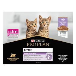 Purina PRO PLAN - Chaton - Healthy start - à la dinde en sauce Faunelia