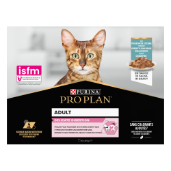 Purina PRO PLAN - Chat, Adult - Délicate Digestion - Poisson de l'océan Faunelia