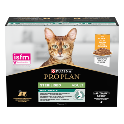 Purina PRO PLAN - Chat, Adulte, Stérilisé - Maintenance - Poulet Faunelia