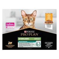 Purina PRO PLAN - Chat, Adulte, Stérilisé - Maintenance - Poulet Faunelia