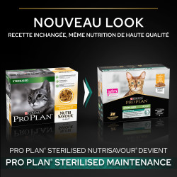 Purina PRO PLAN - Chat, Adulte, Stérilisé - Maintenance - Poulet Faunelia