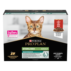 Purina PRO PLAN - Chat, Adulte, Stérilisé - Maintenance - Multi Saveur Faunelia