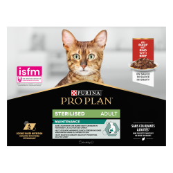 Purina PRO PLAN - Chat, Adulte, Stérilisé - Maintenance - Multi Saveur Faunelia