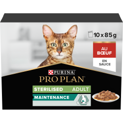 Purina PRO PLAN - Chat, Adulte, Stérilisé - Maintenance - Multi Saveur Faunelia