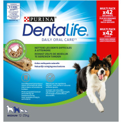 Purina DENTALIFE - Hygiène bucco dentaire - Chien - Moyen : 12 à 25kg Faunelia