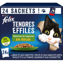 Pâtée, gelée, mousse et soupe pour chat | Faunelia