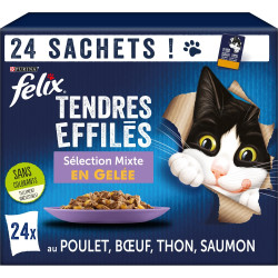 Pâtée, gelée, mousse et soupe pour chat | Faunelia