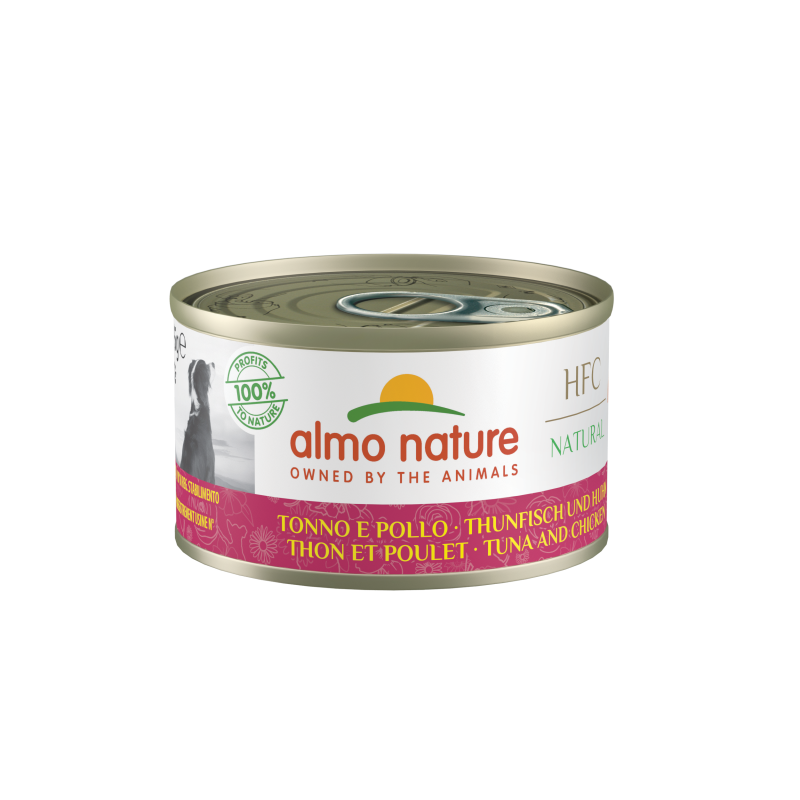 Almo nature HFC natural, patée pour chien - Thon et poulet Faunelia