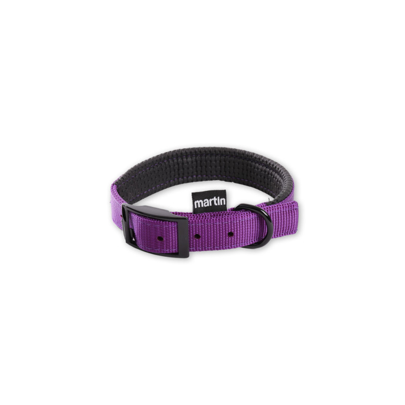 Martin Sellier Collier confort nylon - Violet Faunelia