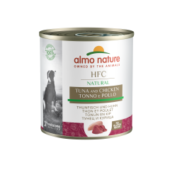 Almo nature HFC natural, patée pour chien - Thon et poulet Faunelia