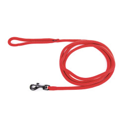 Martin Sellier Laisse nylon - Rond Ø 1,3cm - Rouge Faunelia