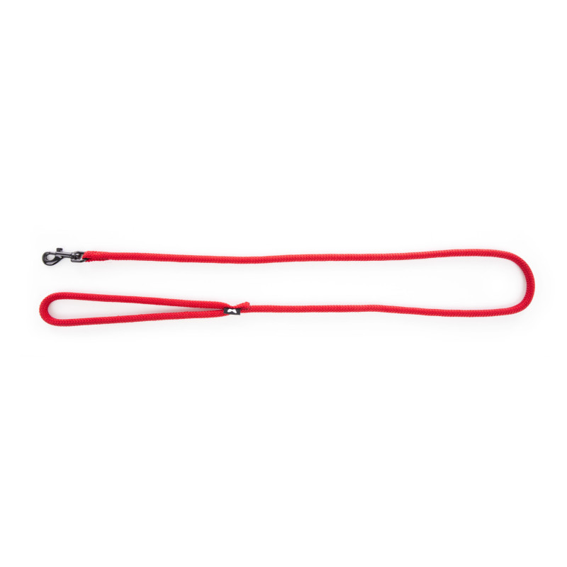 Martin Sellier Laisse nylon - Rond Ø 1,3cm - Rouge Faunelia