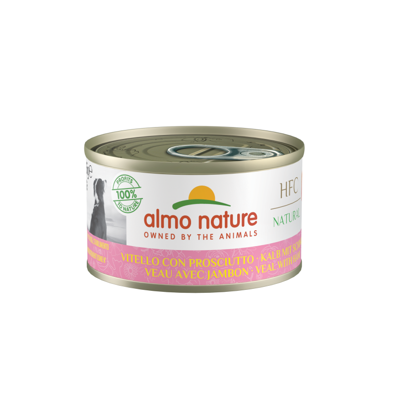 Almo nature HFC natural, patée pour chien - Veau et jambon Faunelia