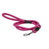 Bobby Longe ronde renforcée pour chien - WALK - Ø 1,2cm - Fuchsia Faunelia