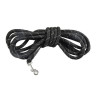 Bobby Longe ronde renforcée pour chien - WALK - Ø 1,2cm - Noir Faunelia