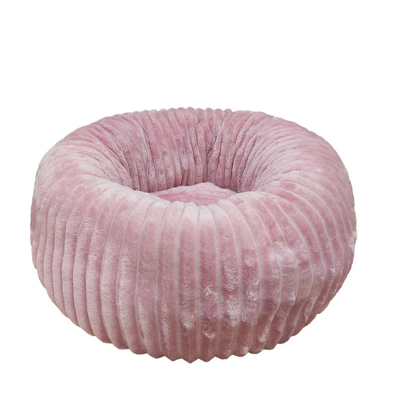 CROCI Donut Hyg - Lit moelleux Supersoft pour chien - Vieux rose Faunelia