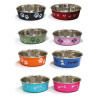 CROCI Gamelle en acier pour chien et chat - Roxy - Couleurs Assorties Faunelia