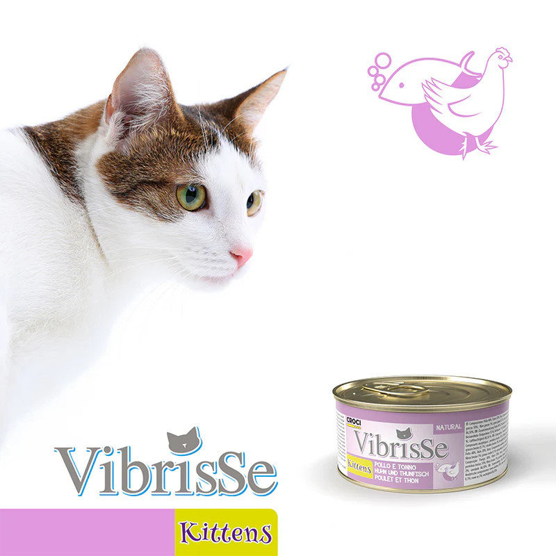 Vibrisse Patée pour chaton - Natural - Thon et poulet Faunelia