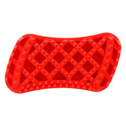 PET+ME Brosse universelle - Grands chiens à poils longs - Rouge Faunelia