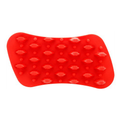 PET+ME Brosse universelle - Grands chiens à poils longs - Rouge Faunelia