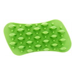 PET+ME Brosse universelle - Petits chiens et chats à poils longs - Vert Faunelia