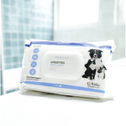 Francodex Lingettes Nettoyantes Multi-Usages - Chien, Chat & rongeur Faunelia