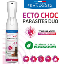 Francodex Brumisateur Ecto Choc Parasites Duo – Chien & Chat Faunelia