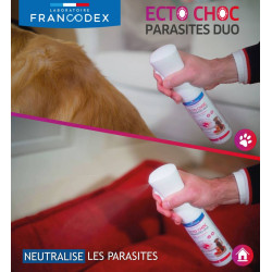 Francodex Brumisateur Ecto Choc Parasites Duo – Chien & Chat Faunelia