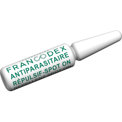 Francodex Pipettes Insectifuges - Chiots & chien -de 10kg Faunelia