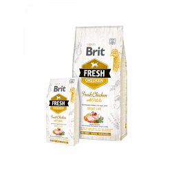 BRIT Brit fresh - Croquettes - Chien, Adulte - Poulet et pomme de terre Faunelia