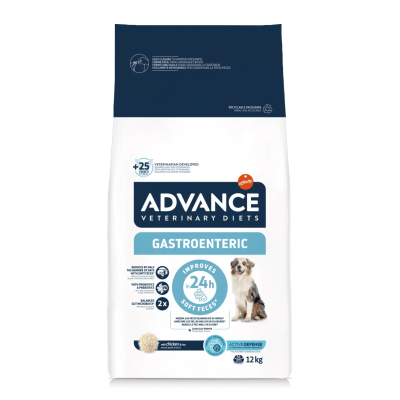 Advance affinity Advance Veterinary Diets - Croquettes - Chien - Gastroenteric - Low Fat Faunelia