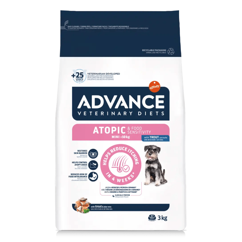 Advance affinity Advance Veterinary Diets - Croquettes - Chien, Mini - Atopic & food sensitivity Faunelia