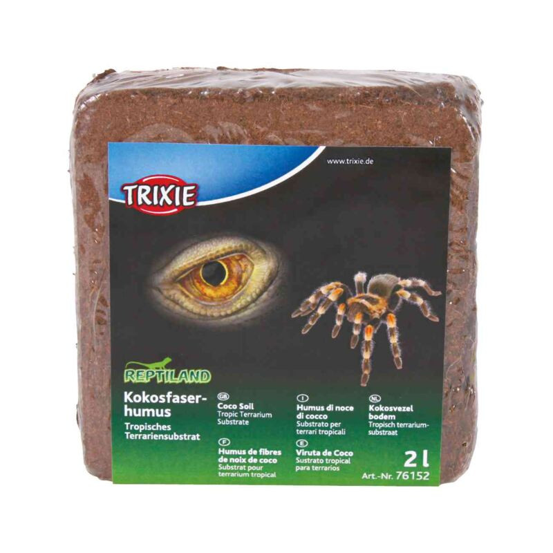 TRIXIE Substrat pour terrarium tropical - Fibres de noix de coco Faunelia