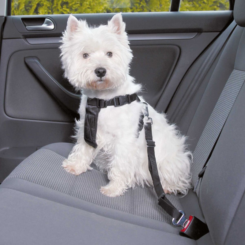 TRIXIE Harnais voiture pour chien - Noir Faunelia