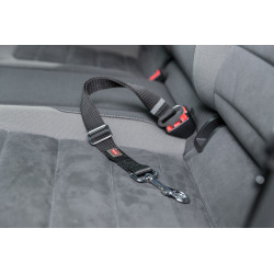 TRIXIE Ceinture de sécurité pour harnais voiture - Noir Faunelia