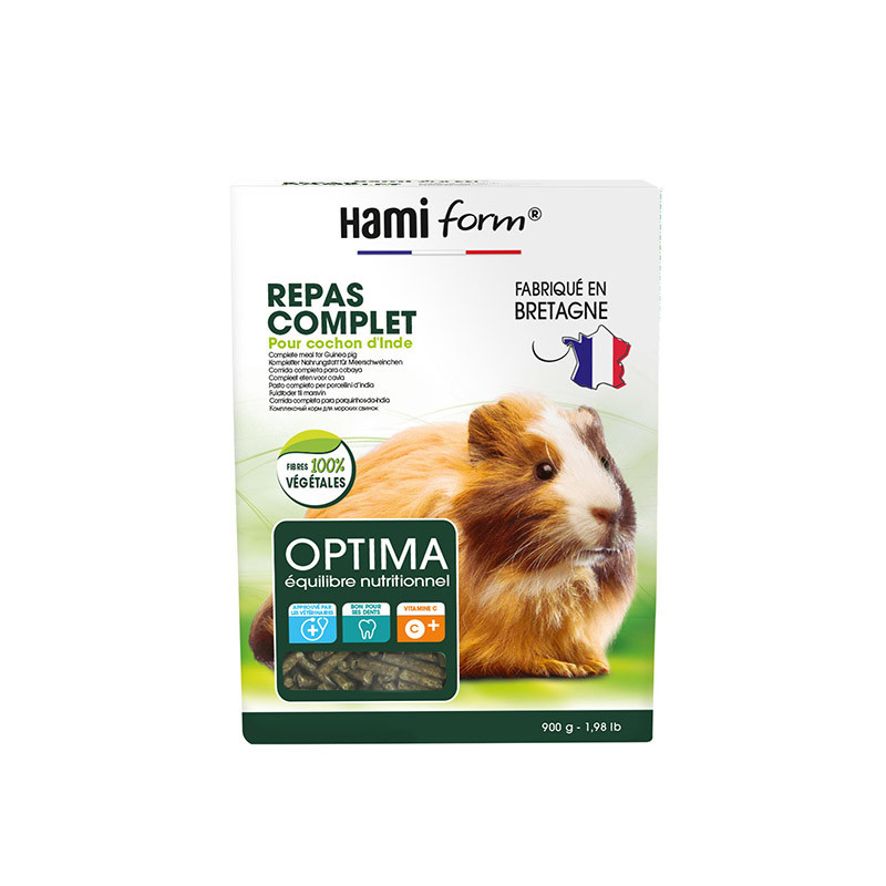 HamiForm Optima - Repas complet - Cochon d’Inde Faunelia