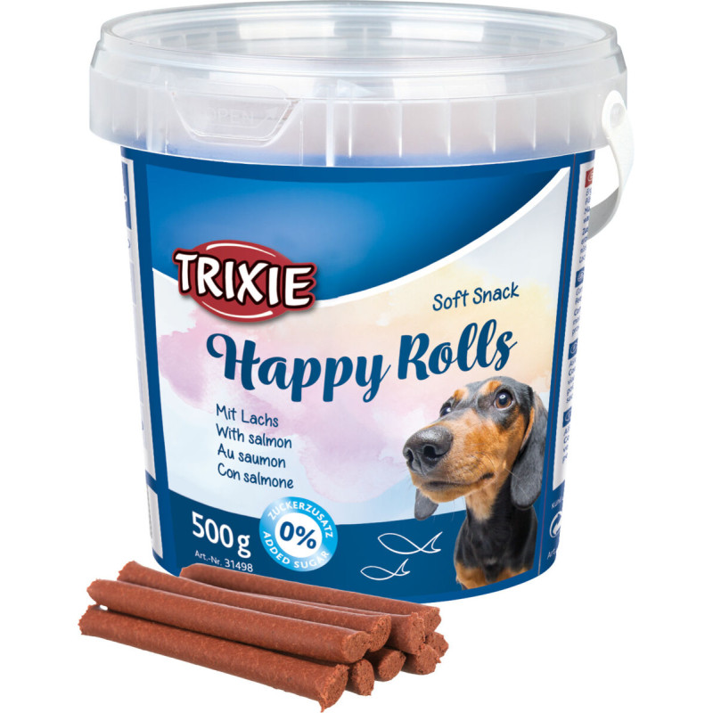 TRIXIE Soft Snack - Chien - Rolls au saumon Faunelia