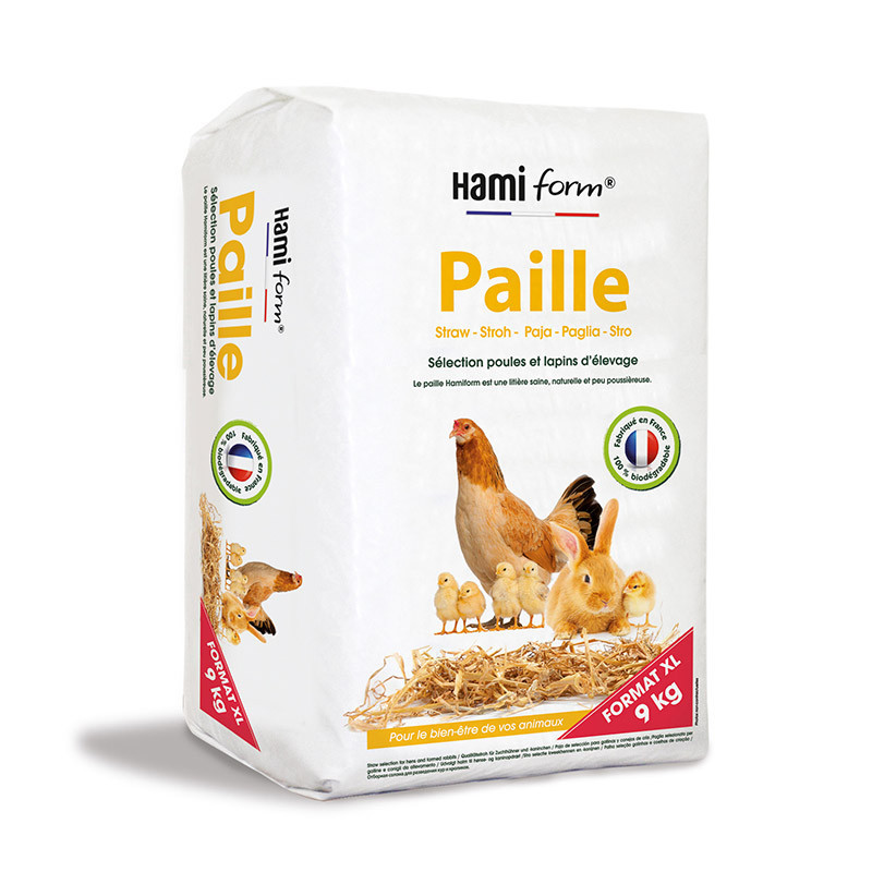 HamiForm Paille - Sélection poule et lapins d'élevage Faunelia