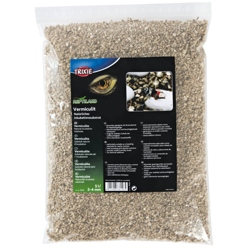 TRIXIE Substrat naturel d'incubation - Vermiculite Faunelia